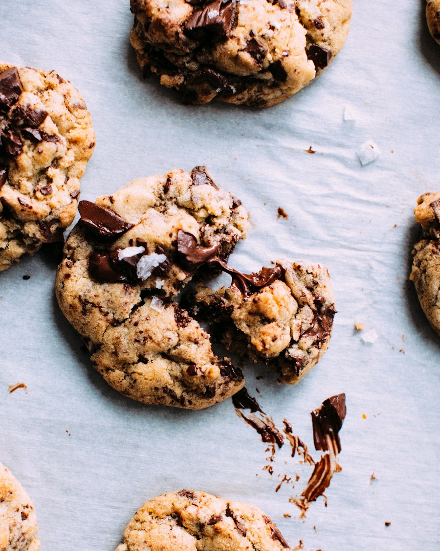 Chocolate chip cookies ready to share